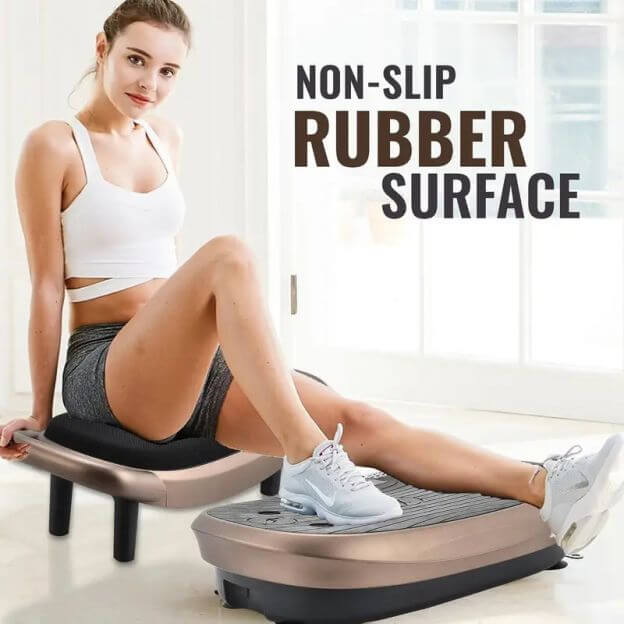 Dr. Boss FIT ABS 3D Vibration Plate Exercise Machine with Unique Vibrating Seat - Best Body Massage Chair