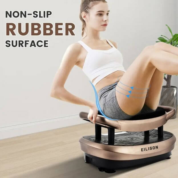 Dr. Boss FIT ABS 3D Vibration Plate Exercise Machine with Unique Vibrating Seat - Best Body Massage Chair