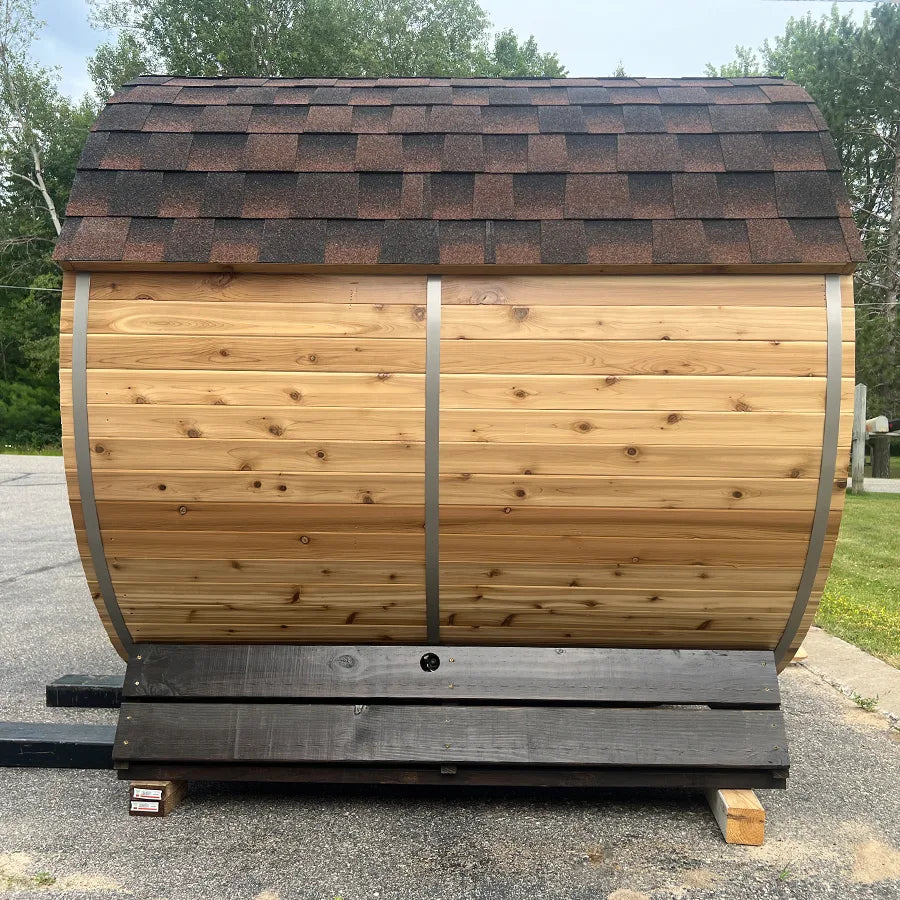 Setri 2 Person Cedar Barrel Sauna 6′ x 4′