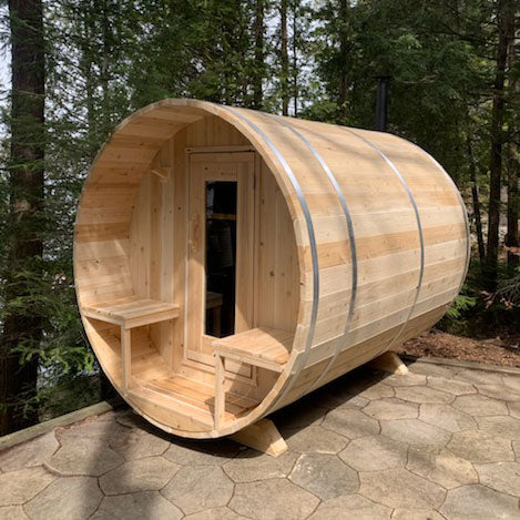 Canadian Timber Serenity Barrel Sauna - Electric
