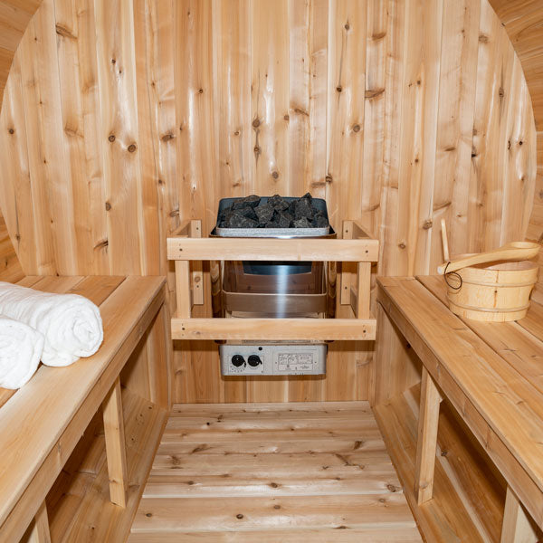 Canadian Timber Serenity Barrel Sauna - Wood Burning