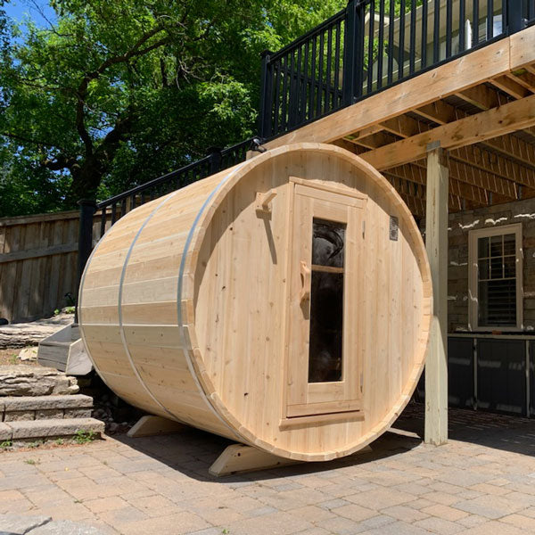Canadian Timber Harmony Barrel Sauna - Electric