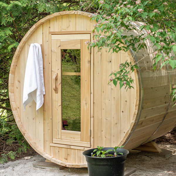Canadian Timber Harmony Barrel Sauna - Wood Burning
