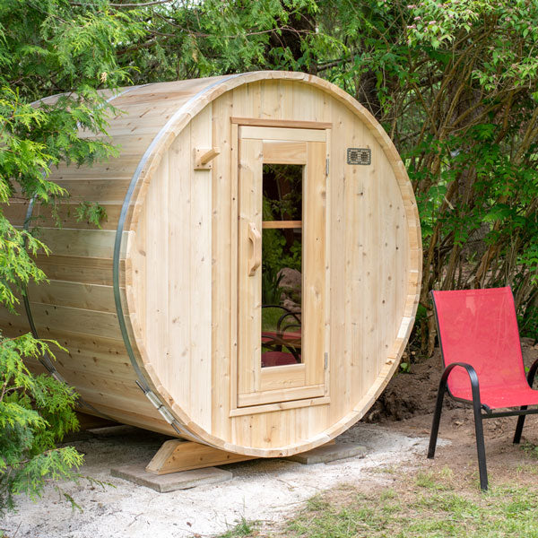 Canadian Timber Harmony Barrel Sauna - Wood Burning