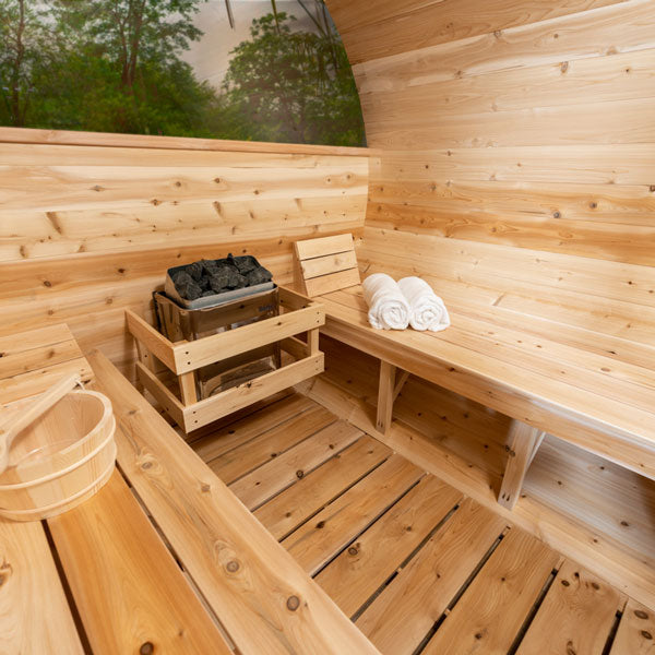 Canadian Timber Tranquility MP Barrel Sauna - Wood Burning