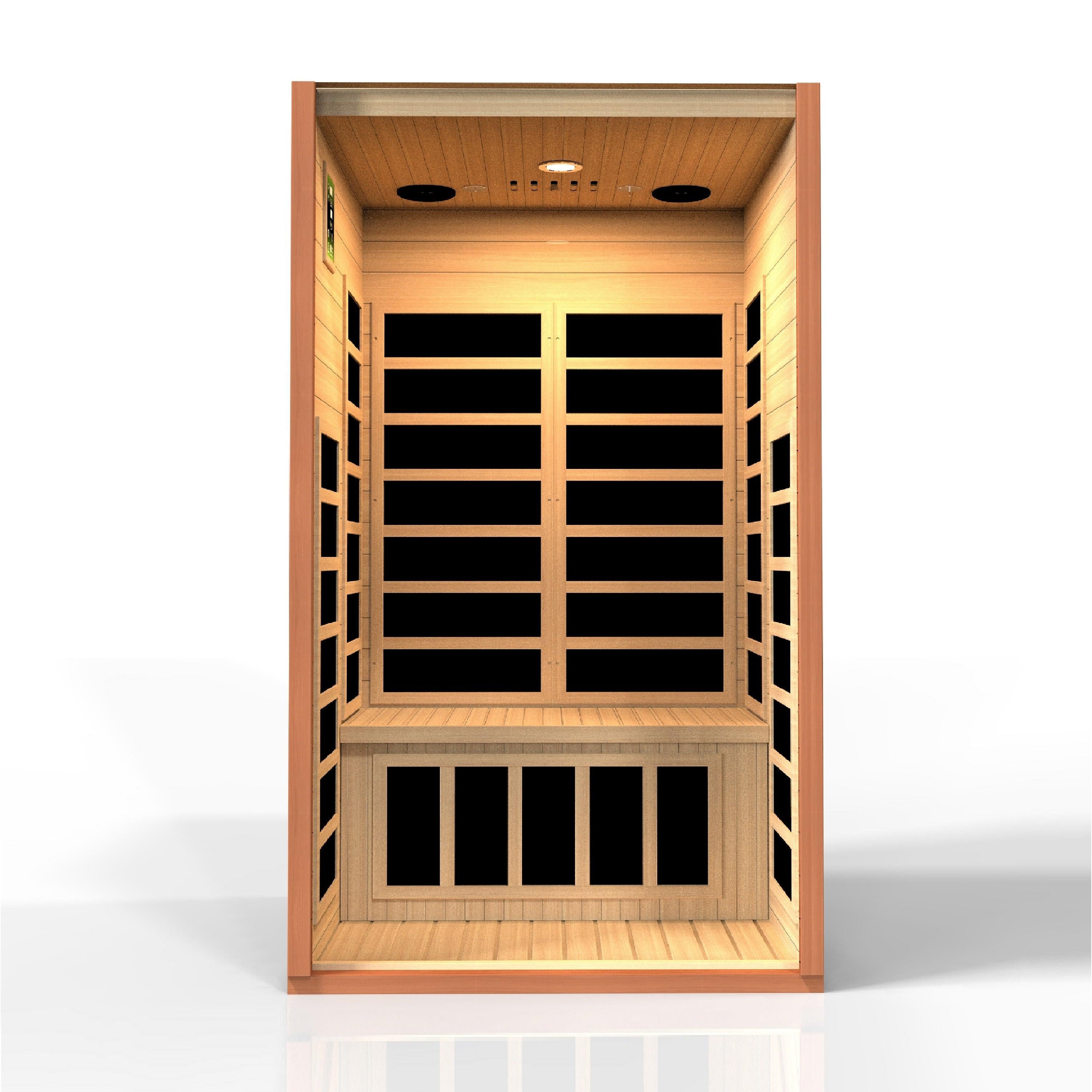 Dynamic "Avila" 1-2 Person Ultra Low EMF FAR IR Sauna (DYN-6103-01 Elite)