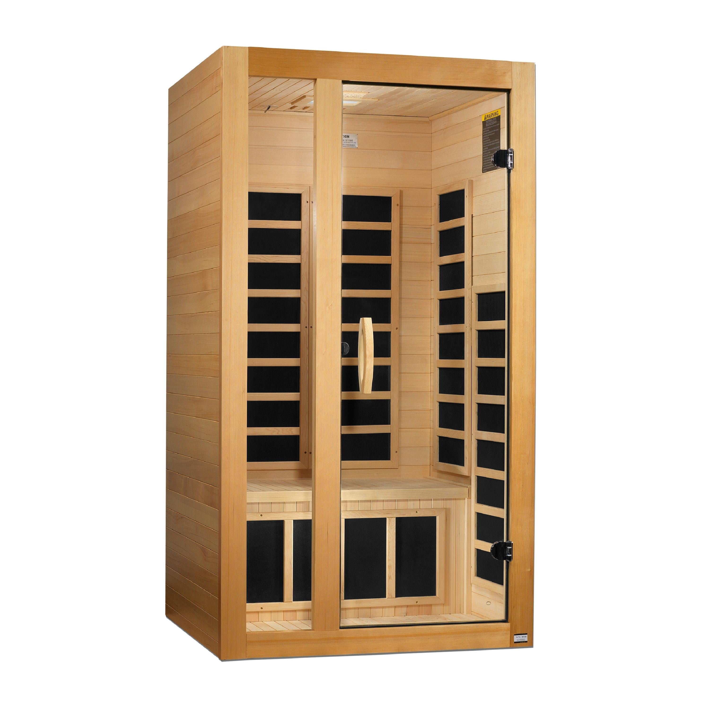 Dynamic "Gracia" 1-2 Person Ultra Low EMF FAR IR Sauna (DYN-6119-01 Elite)