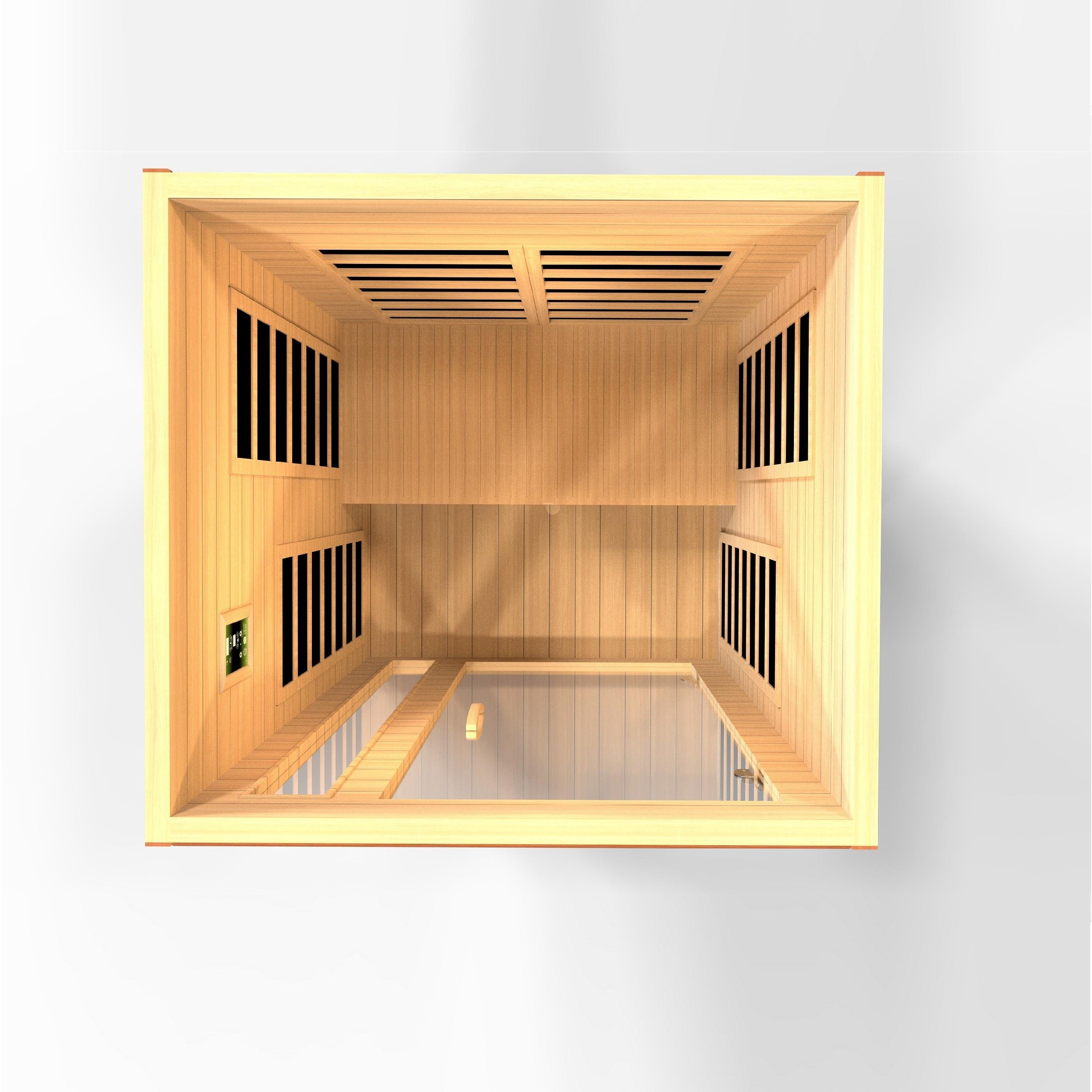 Dynamic "Cardoba" 2 Person Ultra Low EMF FAR IR Sauna (DYN-6203-01 Elite)