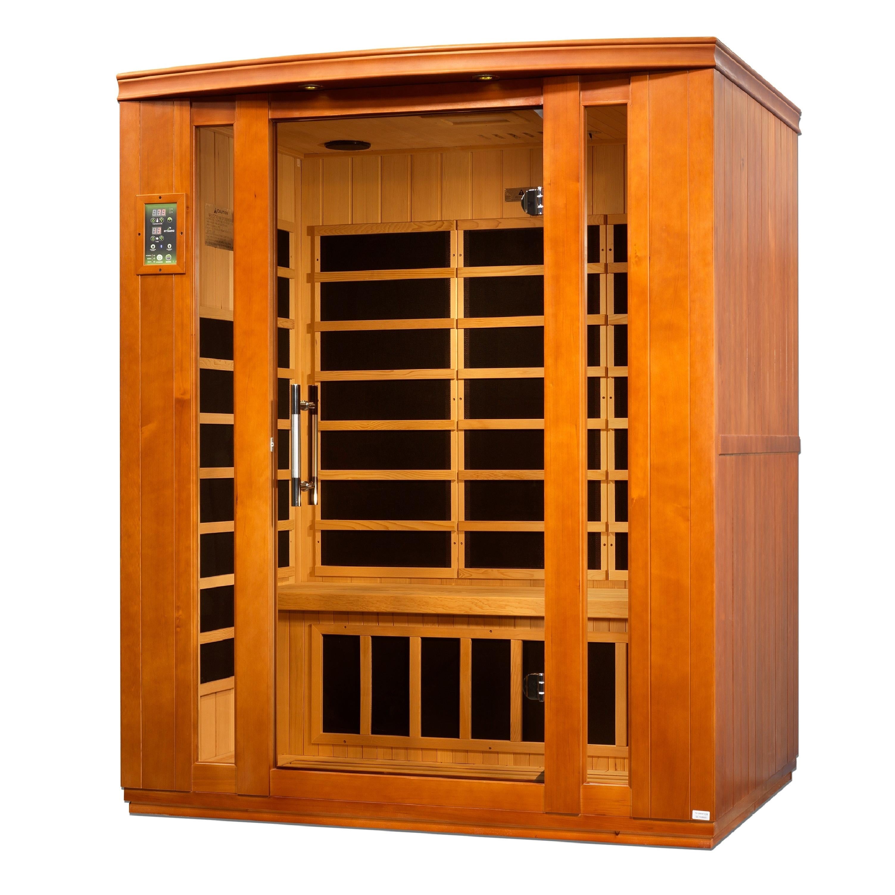 Dynamic "Bellagio" 3 Person Low EMF FAR IR Sauna (DYN-6306-01 / DYN-6306-02)