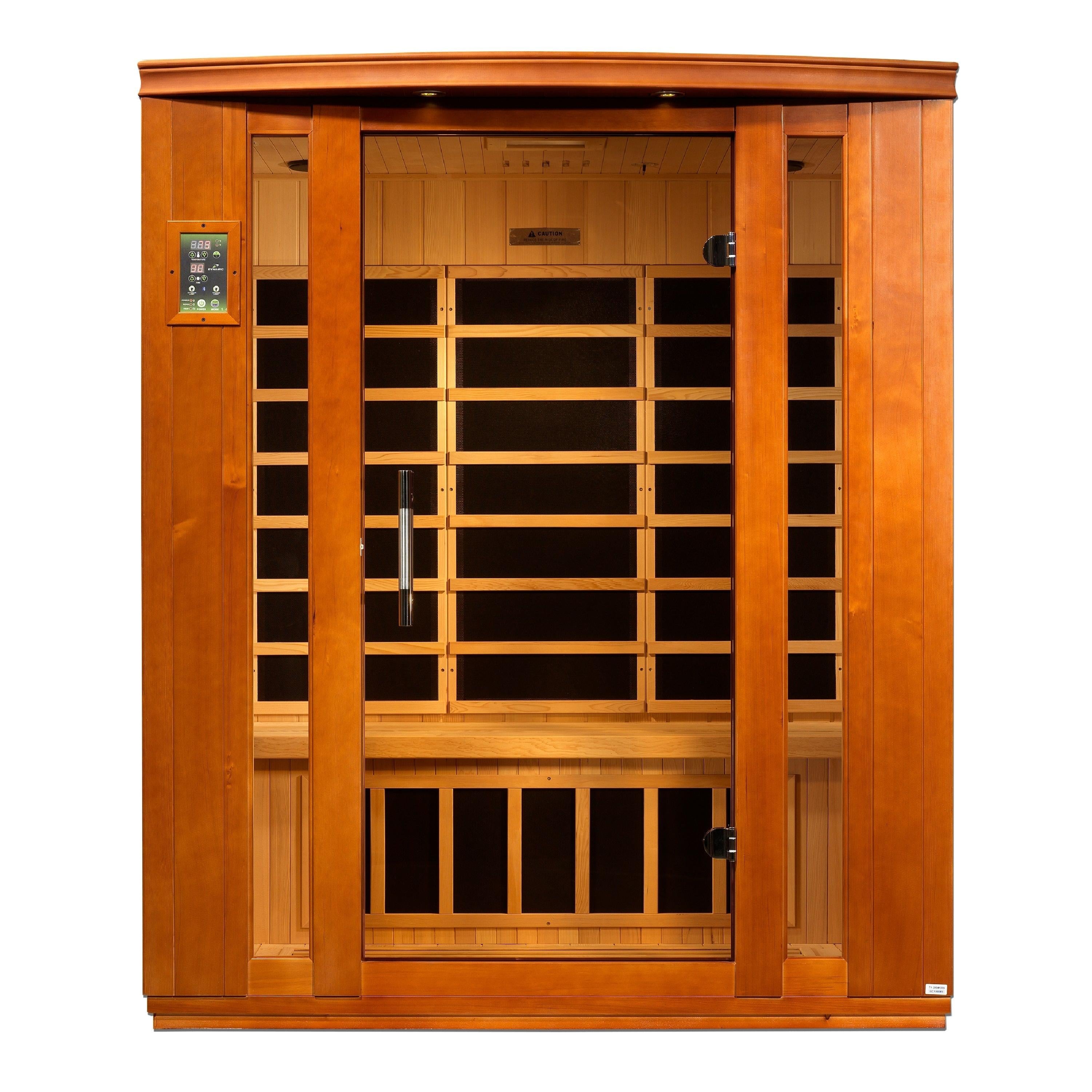 Dynamic "Bellagio" 3 Person Low EMF FAR IR Sauna (DYN-6306-01 / DYN-6306-02)