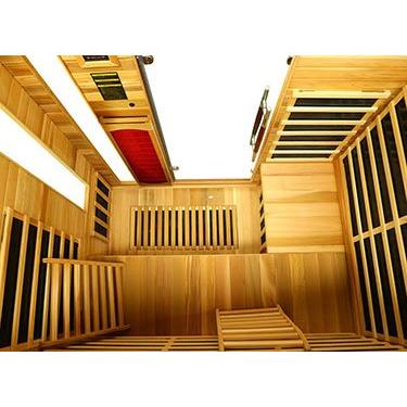 Vital Health 5 Person Full Spectrum Hemlock Sauna