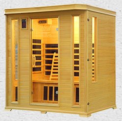 Vital Health 4 Person Full Spectrum Hemlock Sauna