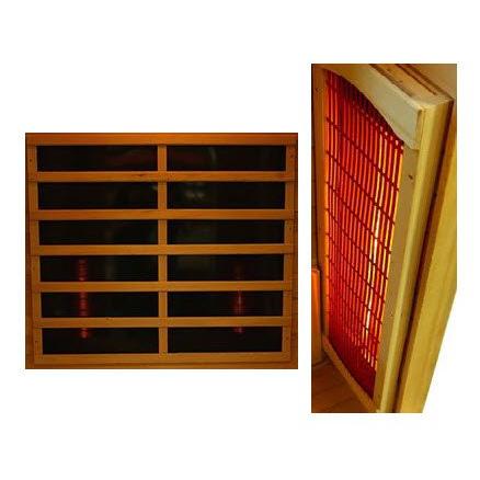 Vital Health 3–4 Person Full Spectrum Red Cedar Corner Sauna