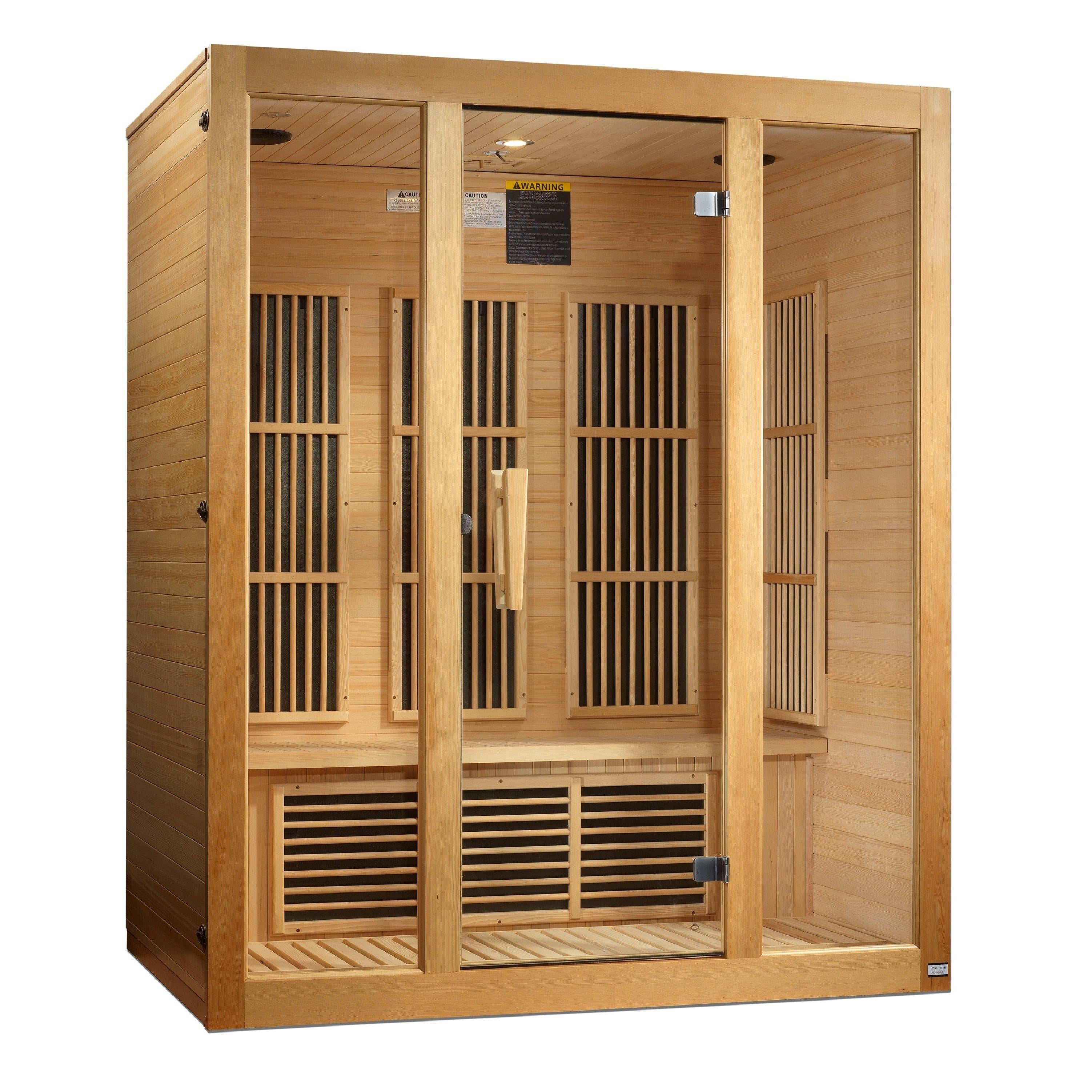 Maxxus "Bellevue" 3 Person Low EMF FAR IR Sauna (MX-J306-01)