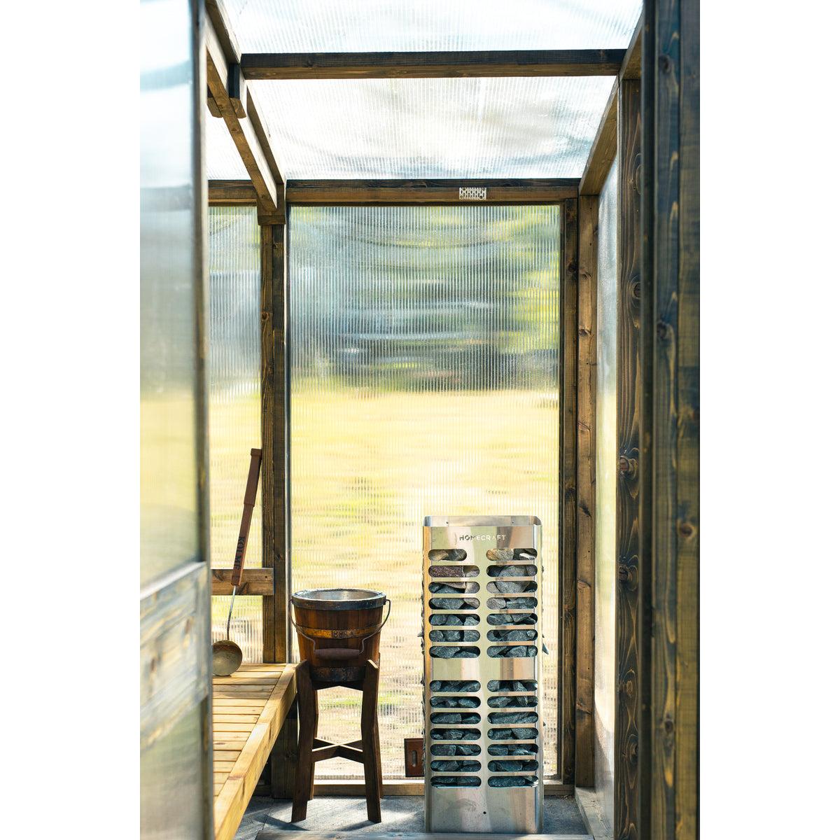 Soluna Duo Wood Fired Modern Sauna