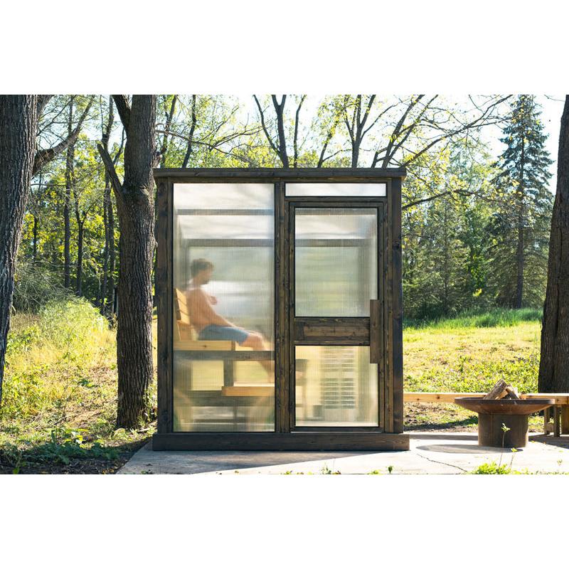 Soluna Duo Wood Fired Modern Sauna