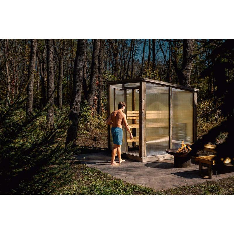 Soluna Duo Wood Fired Modern Sauna