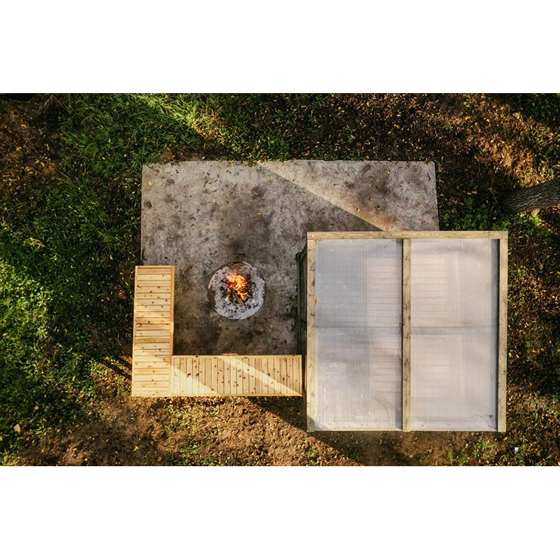 Soluna Duo Wood Fired Modern Sauna