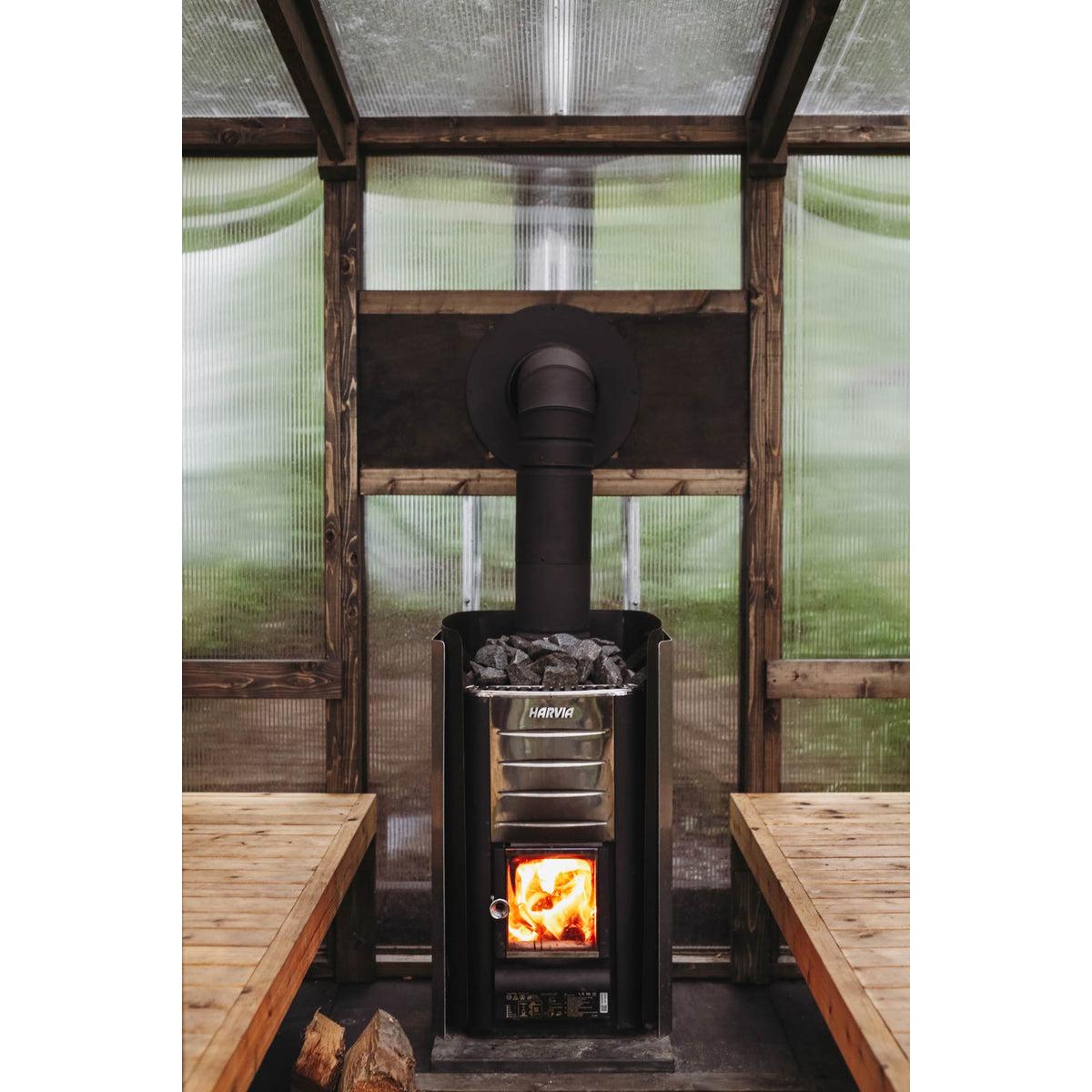 Soluna Trio Wood Fired Modern Sauna