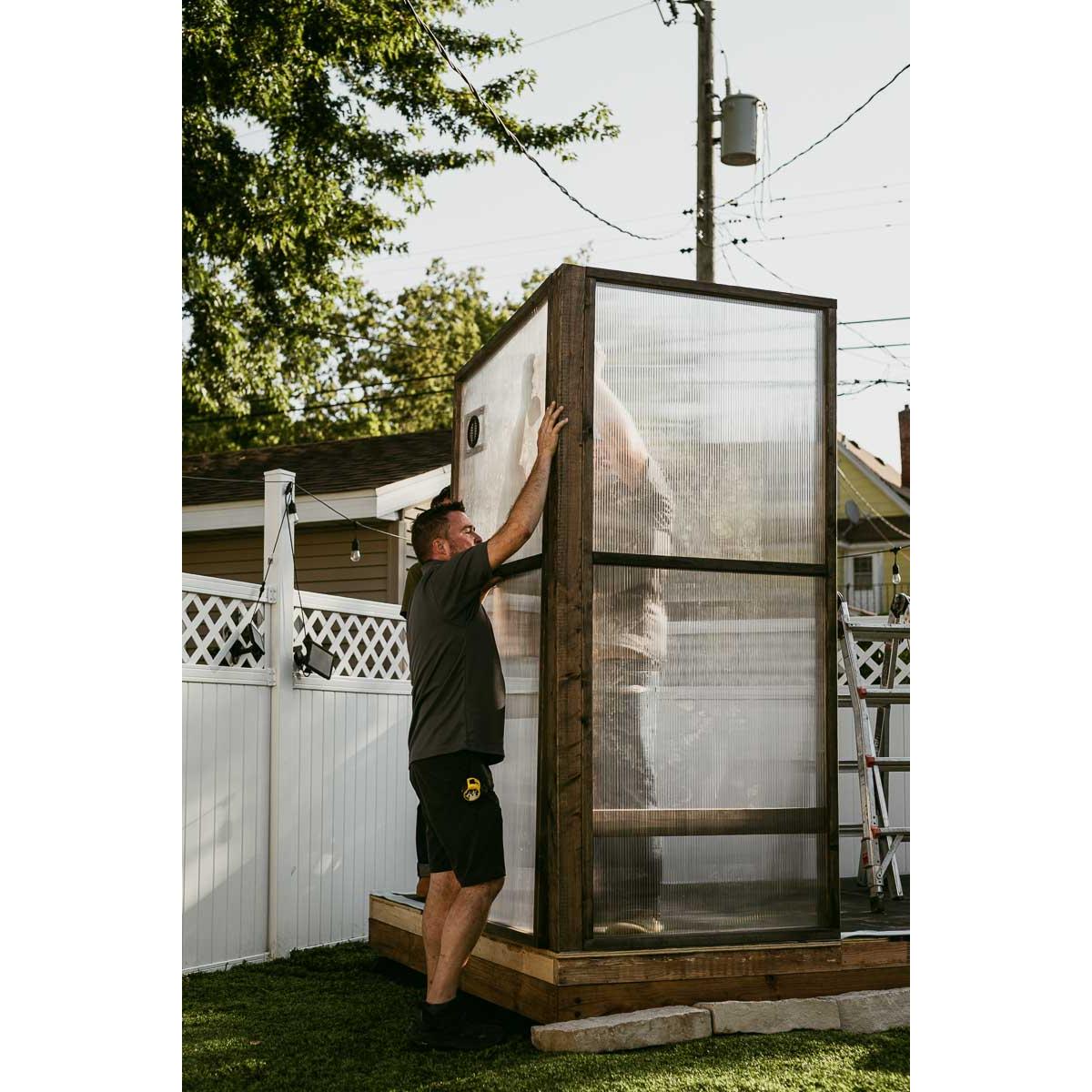 Soluna Duo Wood Fired Modern Sauna