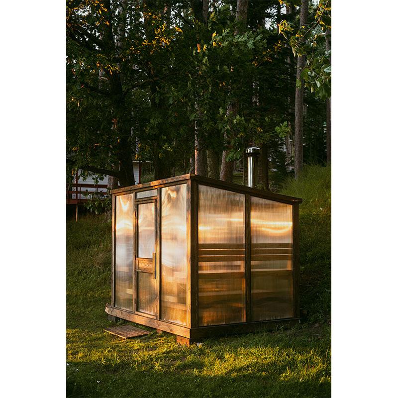 Soluna Trio Wood Fired Modern Sauna