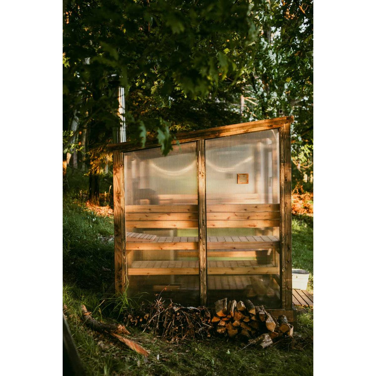 Soluna Trio Wood Fired Modern Sauna