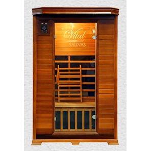 Vital Health 2 Person Far Infrared Red Cedar Sauna