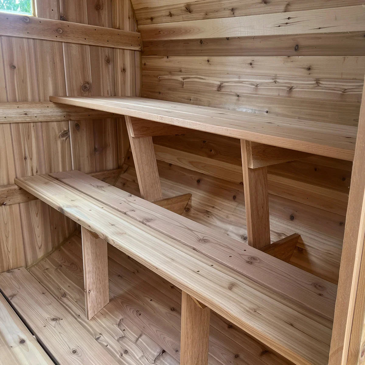 8 Person Cedar Barrel Sauna | 7′ x 6′ image 14