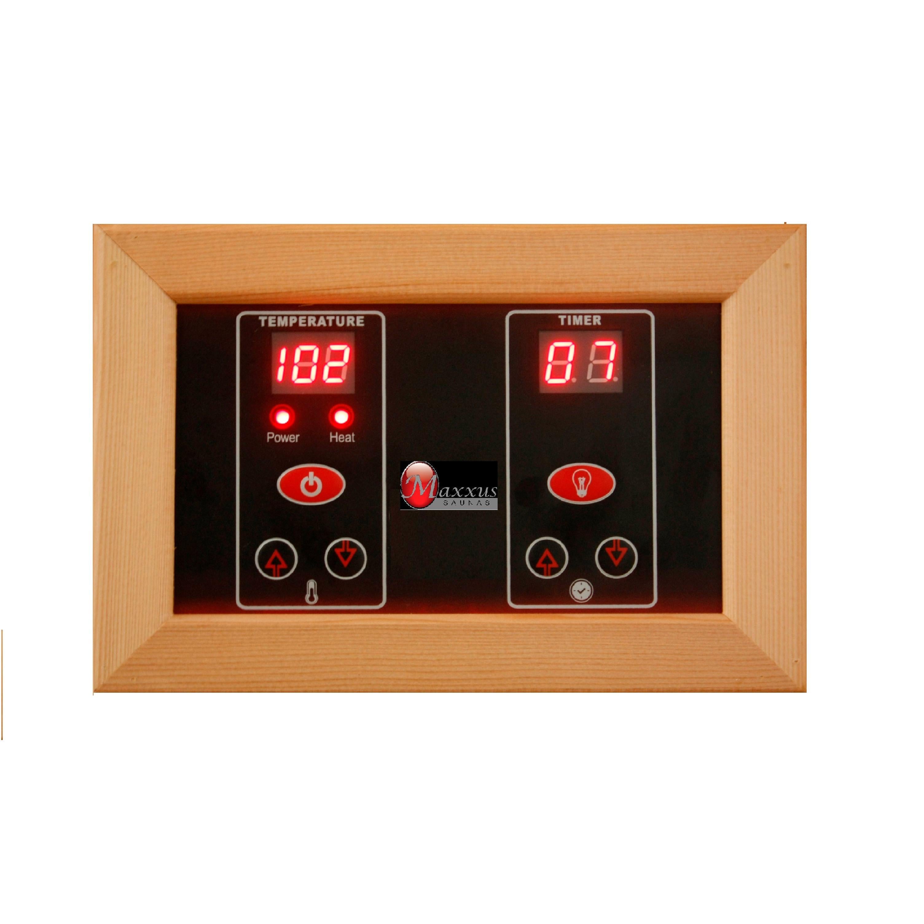 Maxxus "Seattle" 2 Person Low EMF FAR IR Sauna (MX-J206-01)