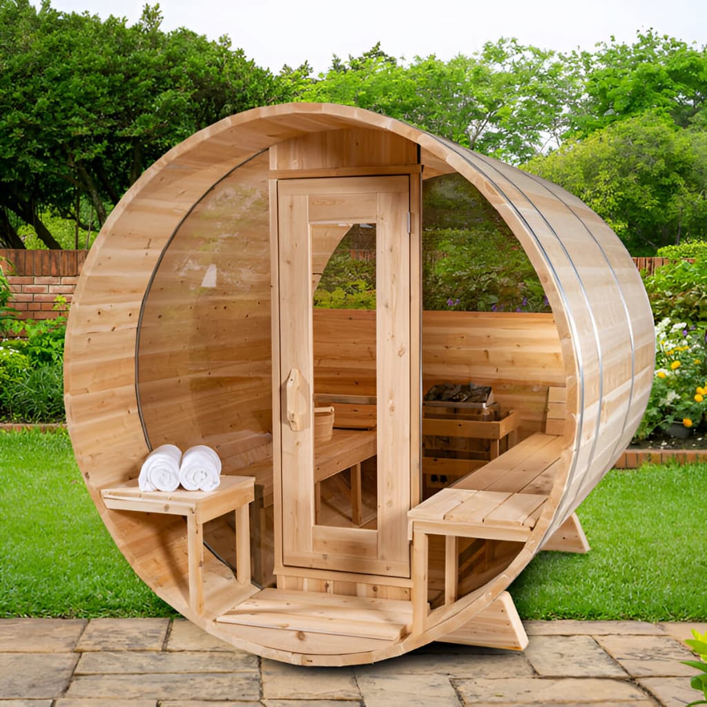Dundalk - Canadian Timber Serenity MP Outdoor Barrel Sauna - Main