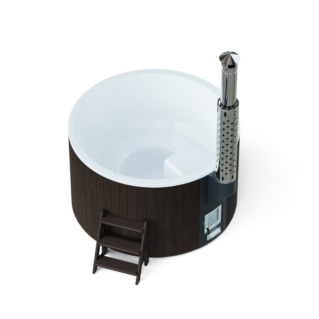 Polar Spa Elite 180 Wood Fired Hot Tub with 35kW Stove (2-4 Person)