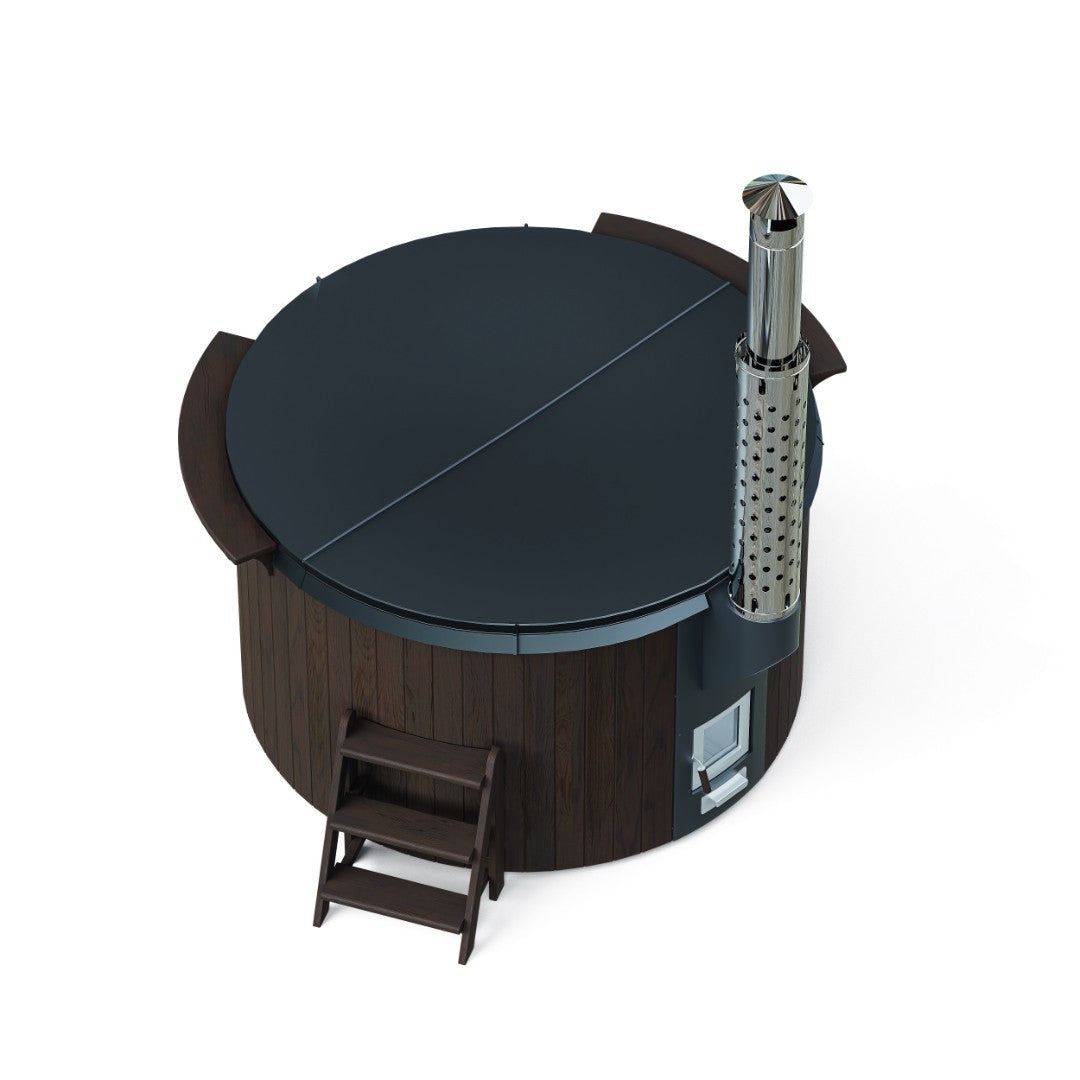 Polar Spa Elite 180 Wood Fired Hot Tub with 35kW Stove (2-4 Person)