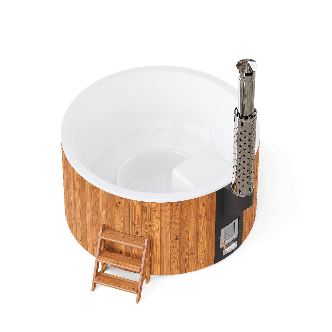 Polar Spa Elite 200 Wood Fired Hot Tub with 35kW Stove (4-6 Person)