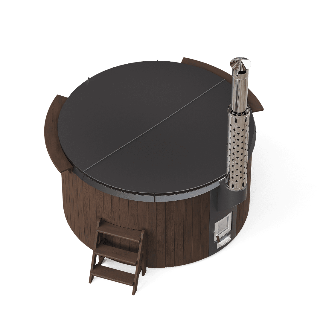 Polar Spa Elite 200 Wood Fired Hot Tub with 35kW Stove (4-6 Person)
