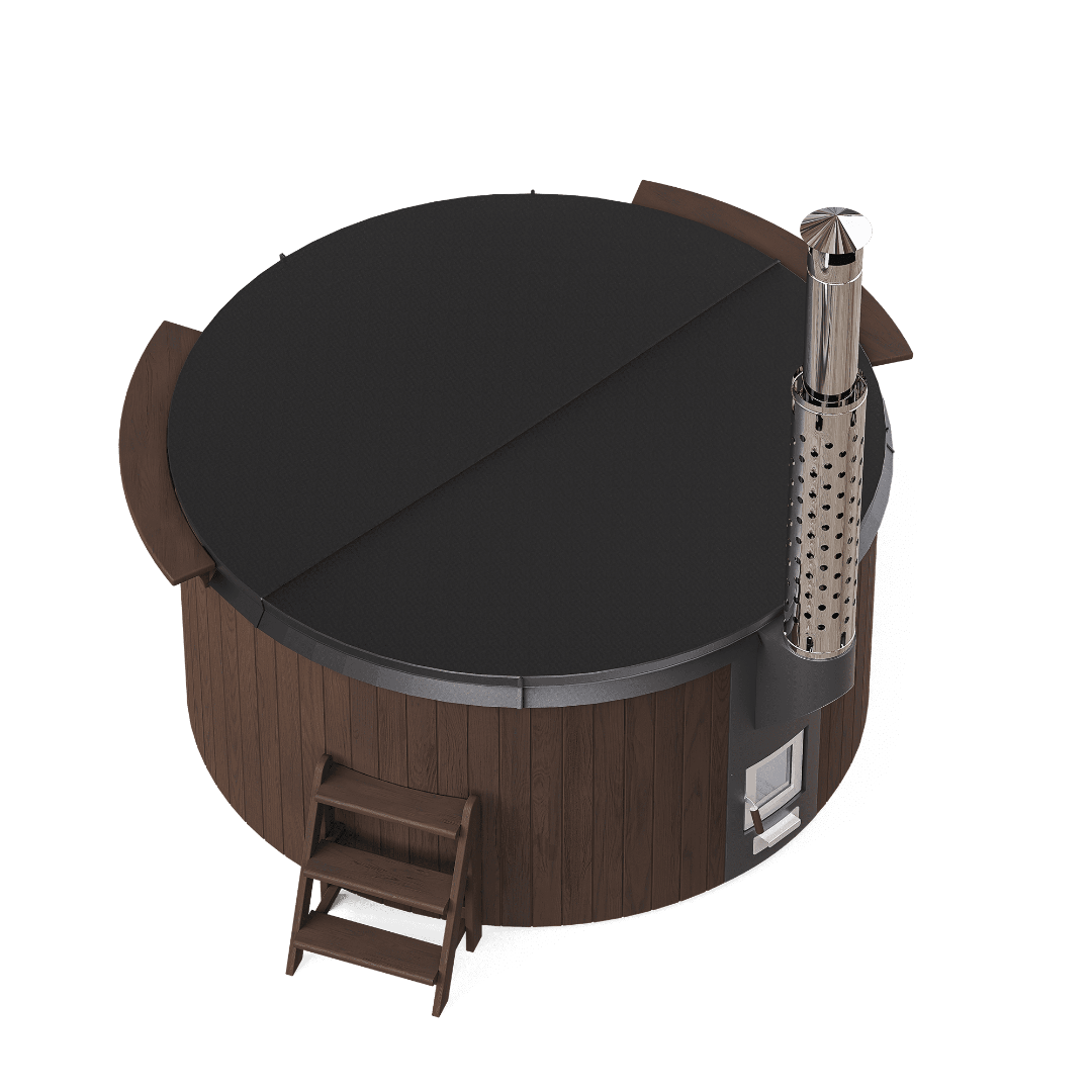 Polar Spa Elite 220 Wood Fired Hot Tub with 35kW Stove (6-8 Person)
