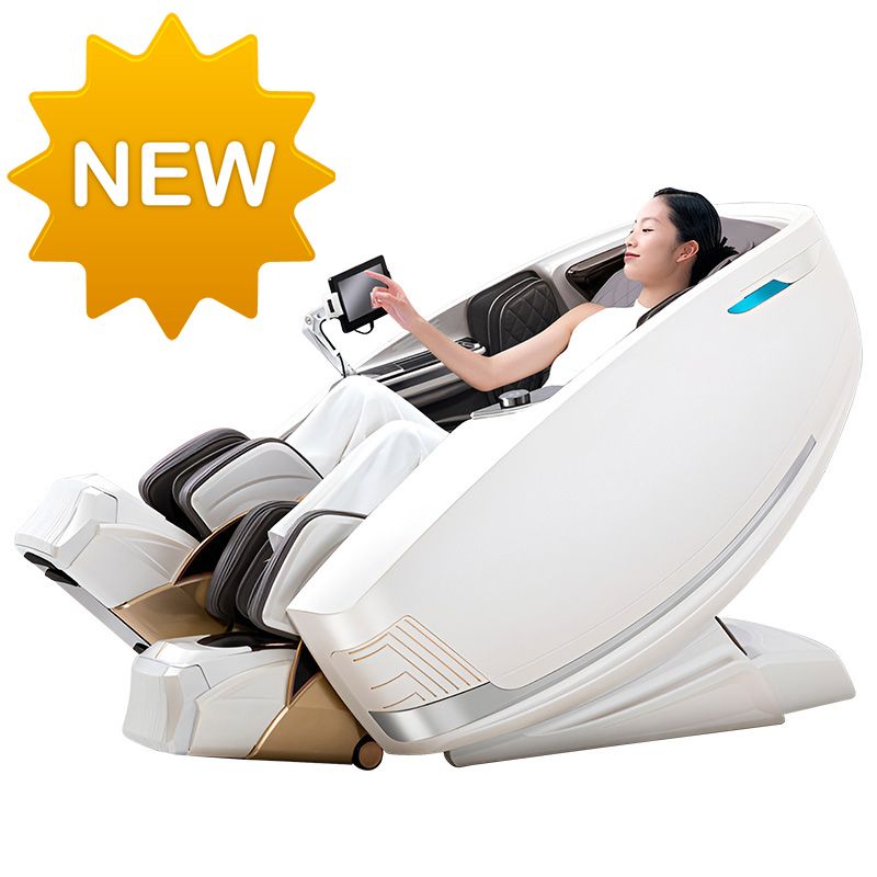 DR.BOSS® Pro Wave Massage Chair AI 4D Robot Luxury Music Full Body Airbags Zero Gravity Electric Pedicure Massage Chair Armchair FJ-9000