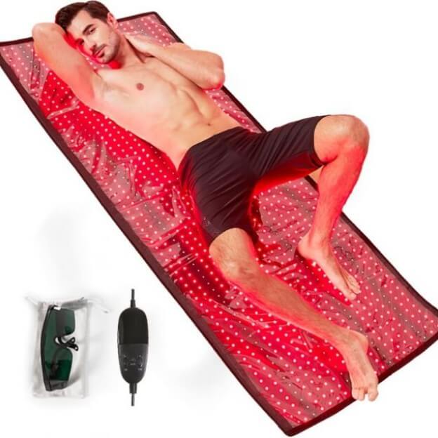 Dr. Boss FJ-1999 LED Red Light Therapy Mat (Up to 1400 Red Light Units) - Best Body Massage Chair