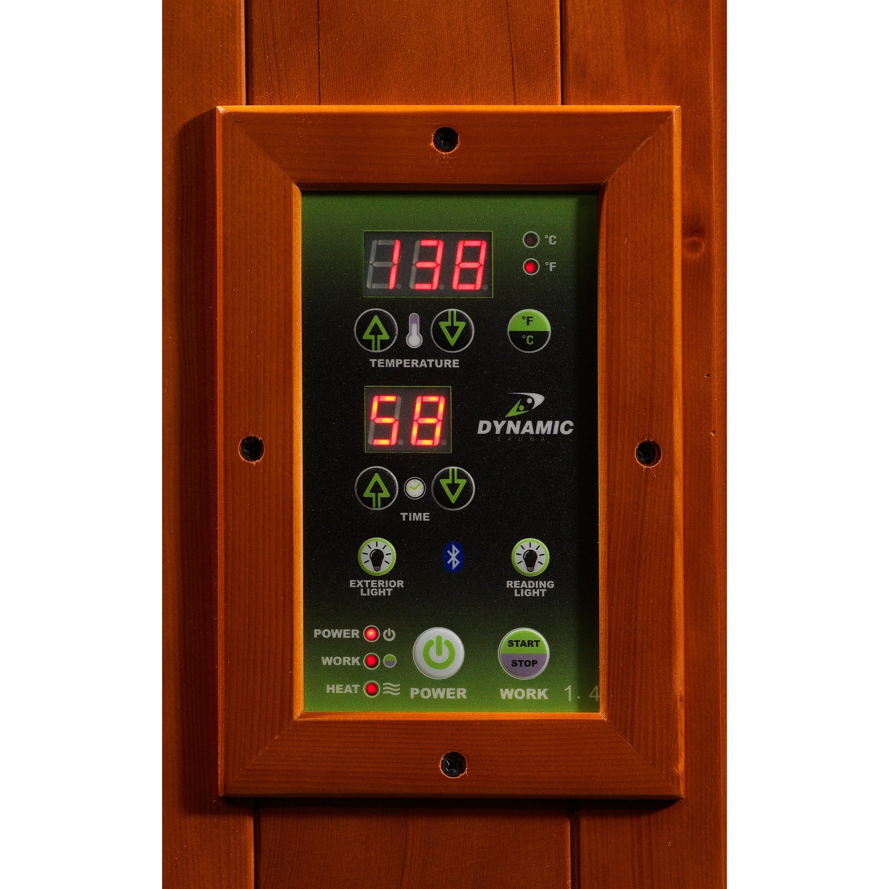 Dynamic "Barcelona Elite" 1-2 Person Ultra Low EMF FAR IR Sauna (DYN-6106-01 Elite)
