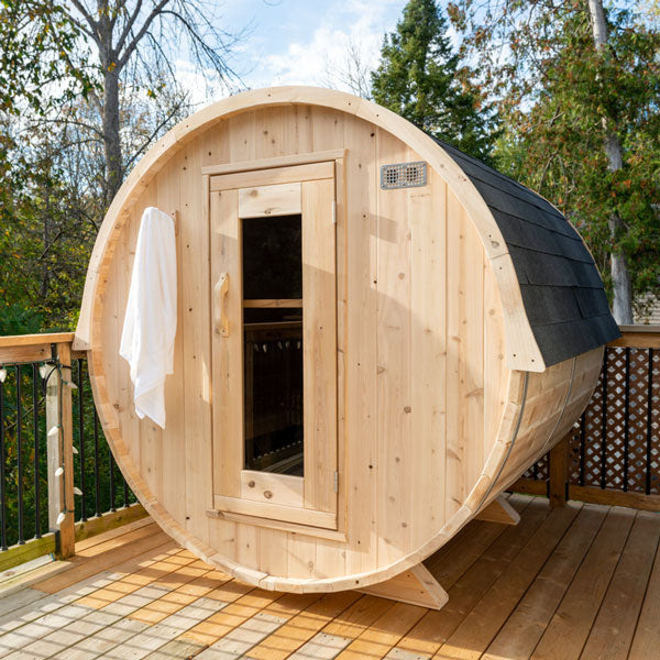 Canadian Timber Harmony Barrel Sauna - Electric