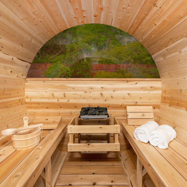 Canadian Timber Tranquility MP Barrel Sauna - Electric