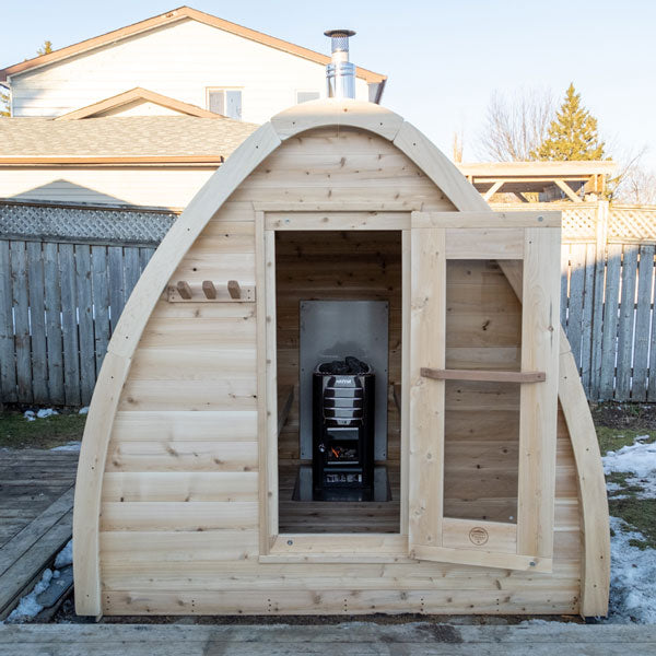 Canadian Timber MiniPOD Sauna - Wood Burning