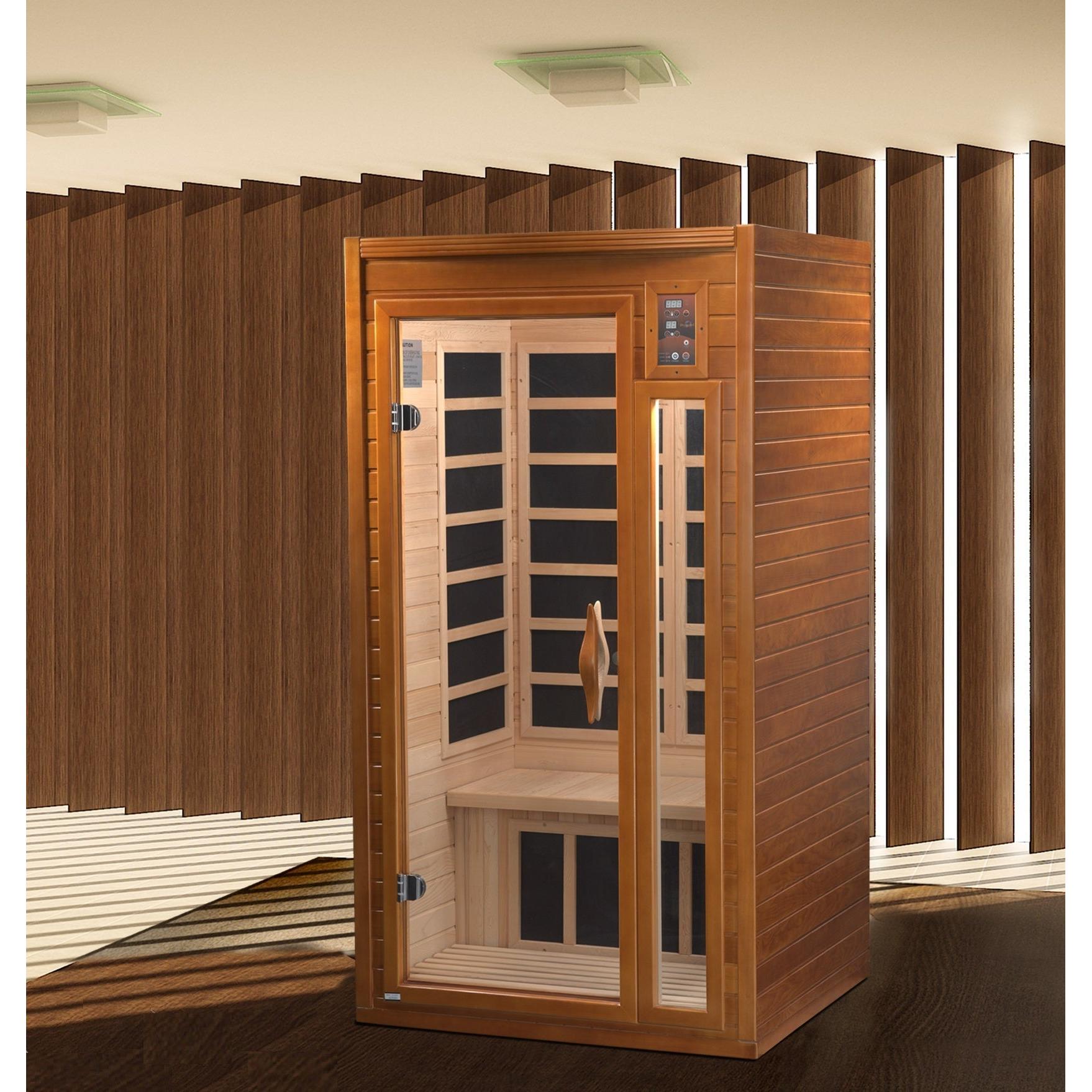 Dynamic "Barcelona Elite" 1-2 Person Ultra Low EMF FAR IR Sauna (DYN-6106-01 Elite)