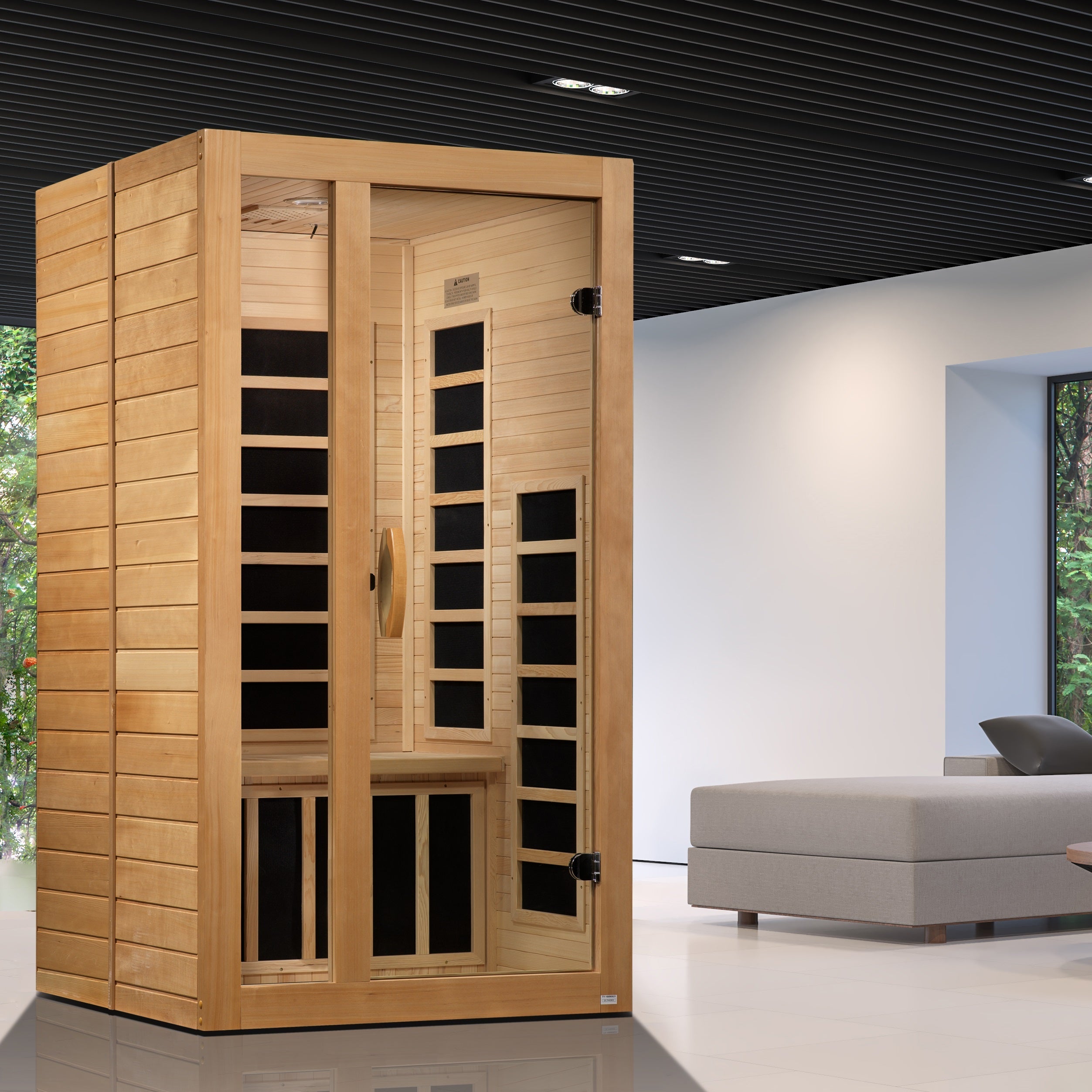 Dynamic "Gracia" 1-2 Person Ultra Low EMF FAR IR Sauna (DYN-6119-01 Elite)
