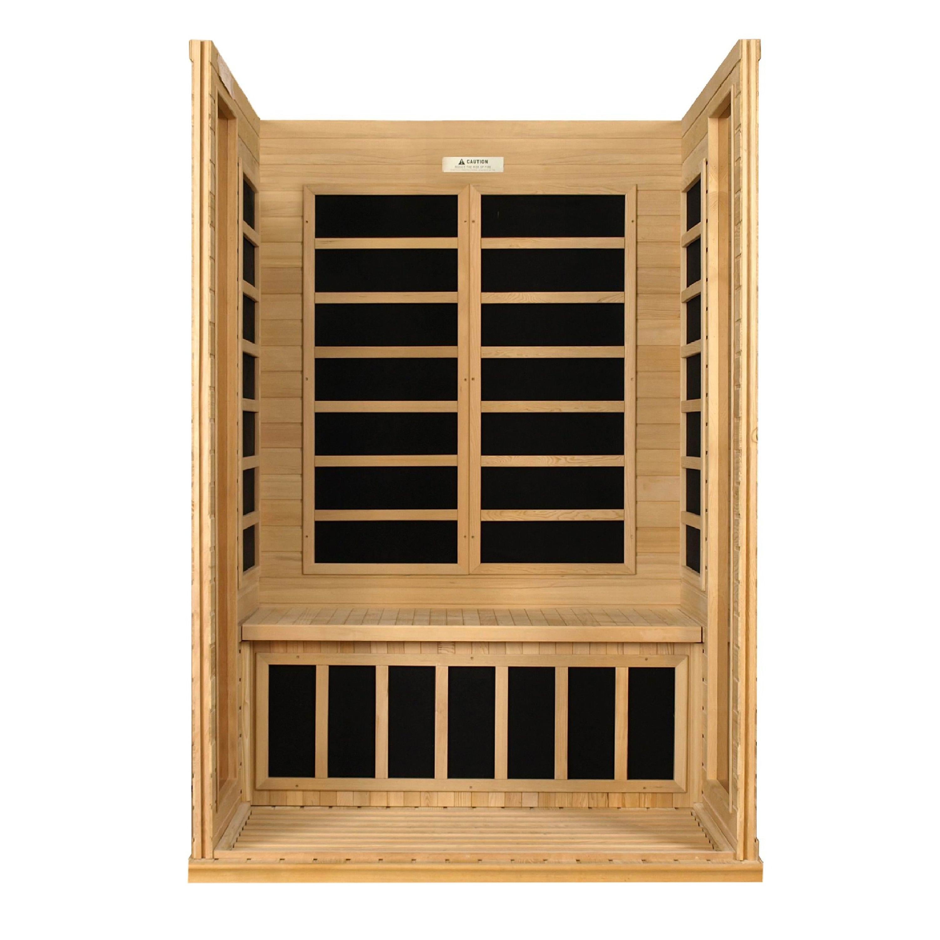Dynamic "Versailles" 2 Person Low EMF FAR IR Sauna (DYN-6202-03)