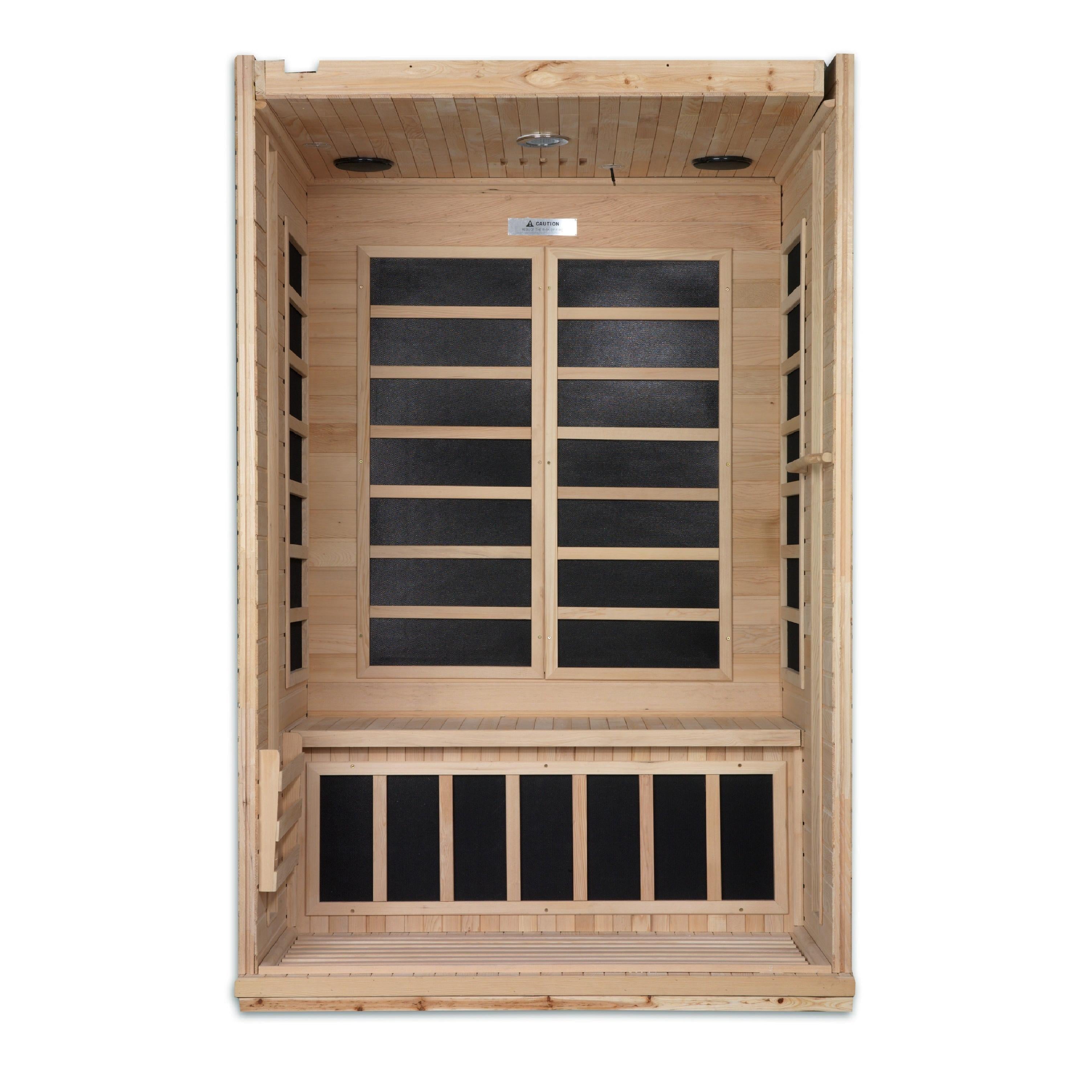 Dynamic "Venice" 2 Person Ultra Low EMF FAR IR Sauna (DYN-6210-01 Elite)