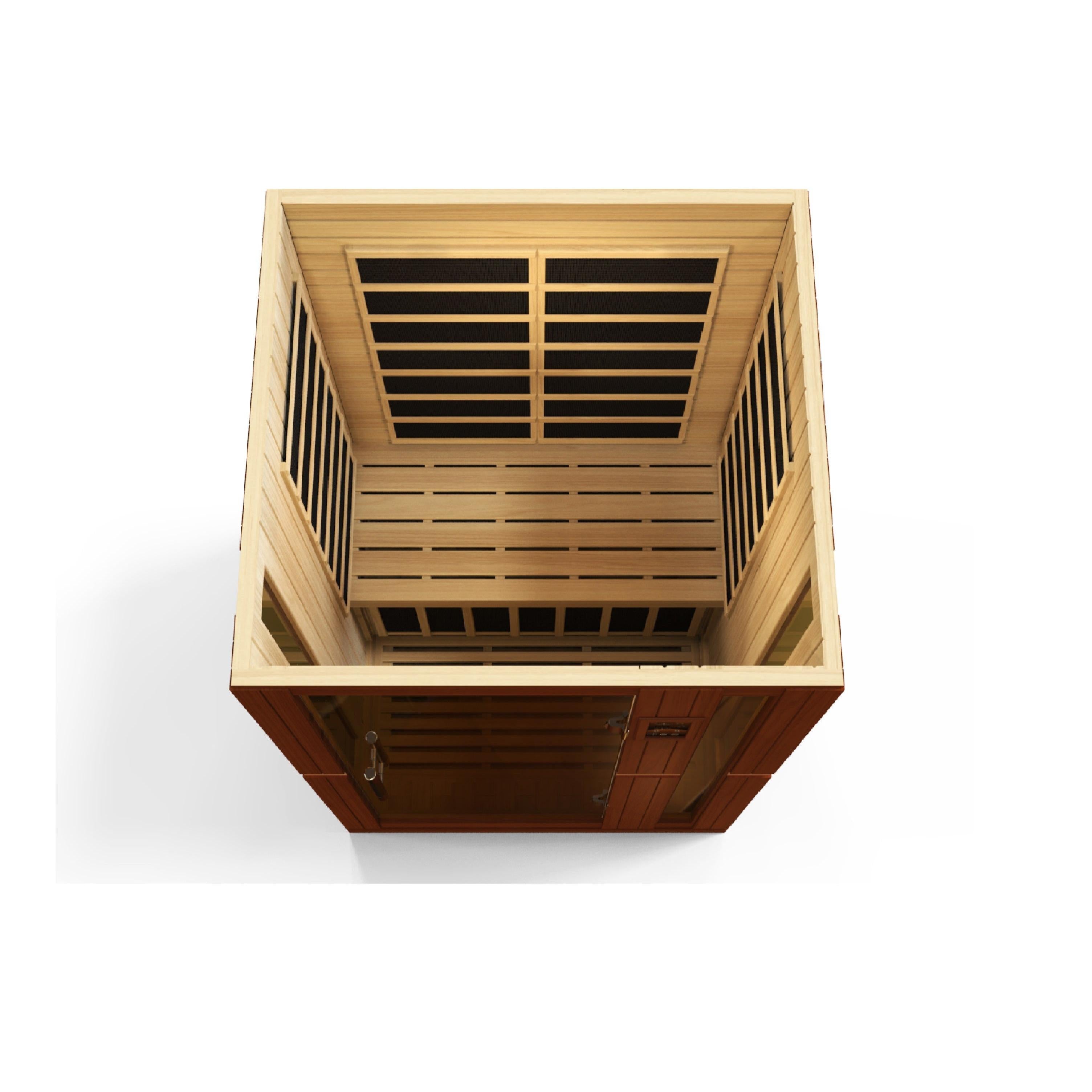 Dynamic "Vittoria" 2 Person Low EMF FAR IR Sauna (DYN-6220-01)