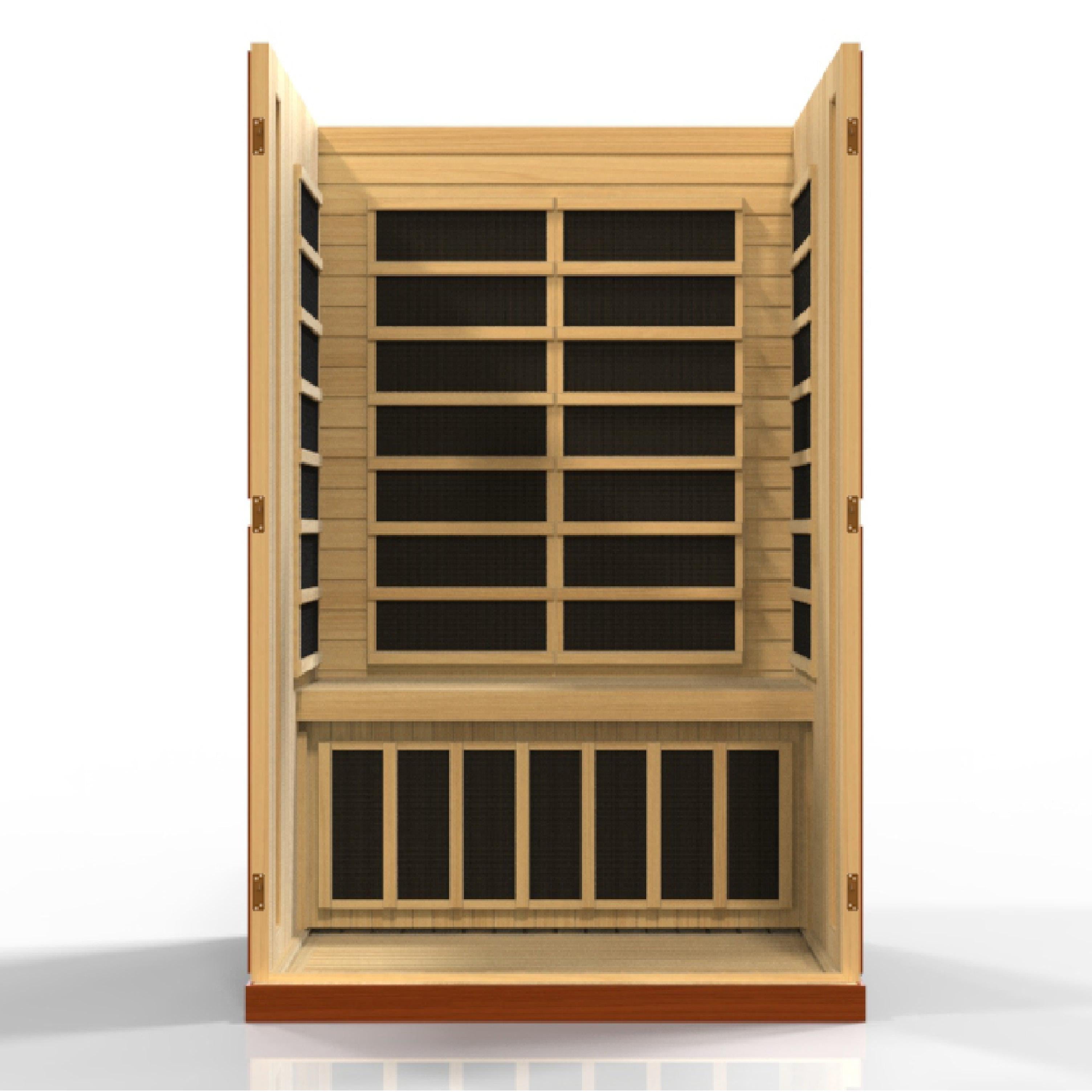 Dynamic "Vittoria" 2 Person Ultra Low EMF Far IR Sauna (DYN-6220-01 Elite)