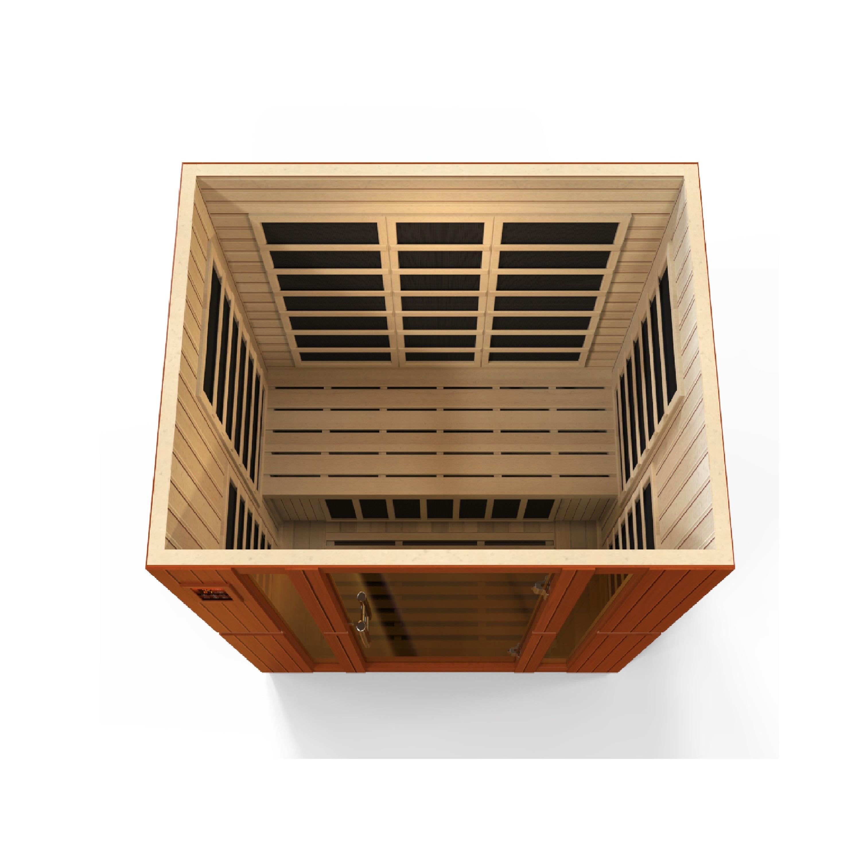 Dynamic "Bellagio" 3 Person Low EMF FAR IR Sauna (DYN-6306-01 / DYN-6306-02)