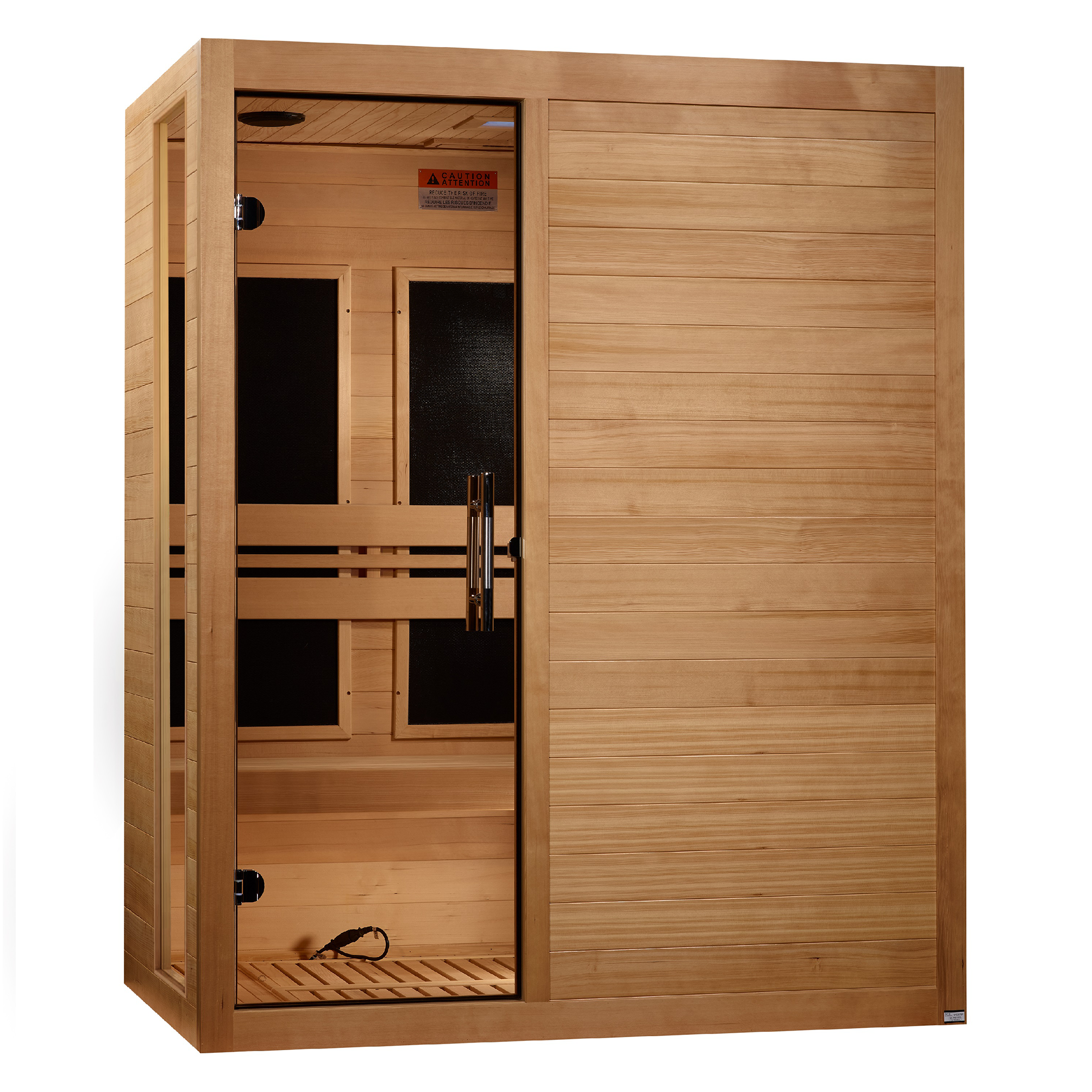 Dynamic "Toscana" 3 Person Low EMF FAR IR Sauna (DYN-6315-05)