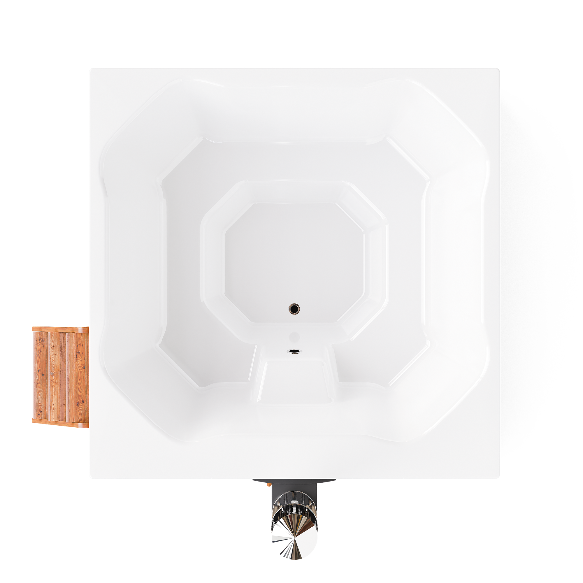Polar Spa Elite Quattro 200 Wood Fired 35kW Stove 6-8 Person Hot Tub